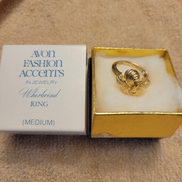 Avon Jewelry Avon Gold Whirlwind Ring Medium Poshmark